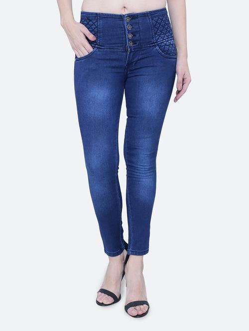women's plain slim fit jeans - 19435463 -  Standard Image - 0