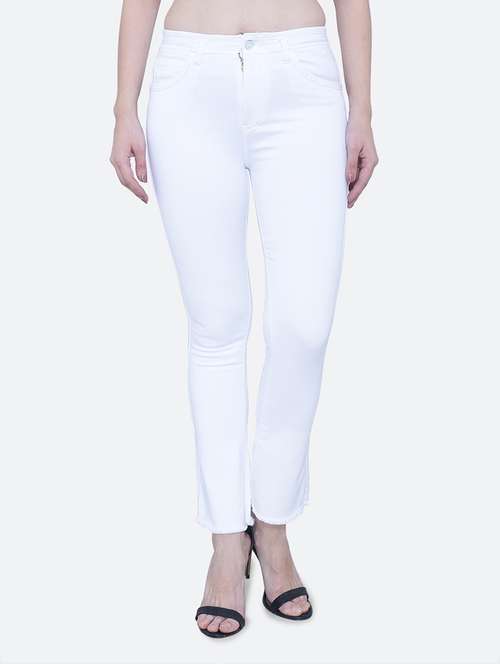 women's plain slim fit jeans - 19435486 -  Standard Image - 0
