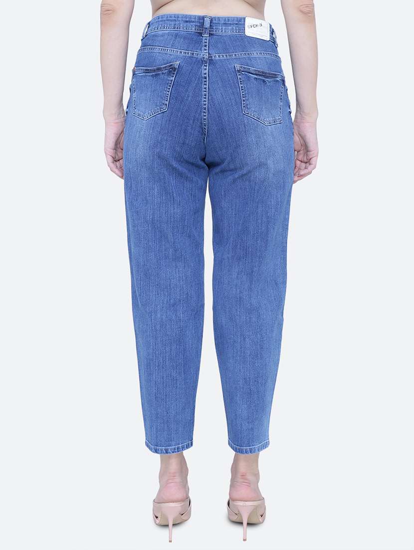 women's plain mom fit jeans - 19435489 -  Standard Image - 2