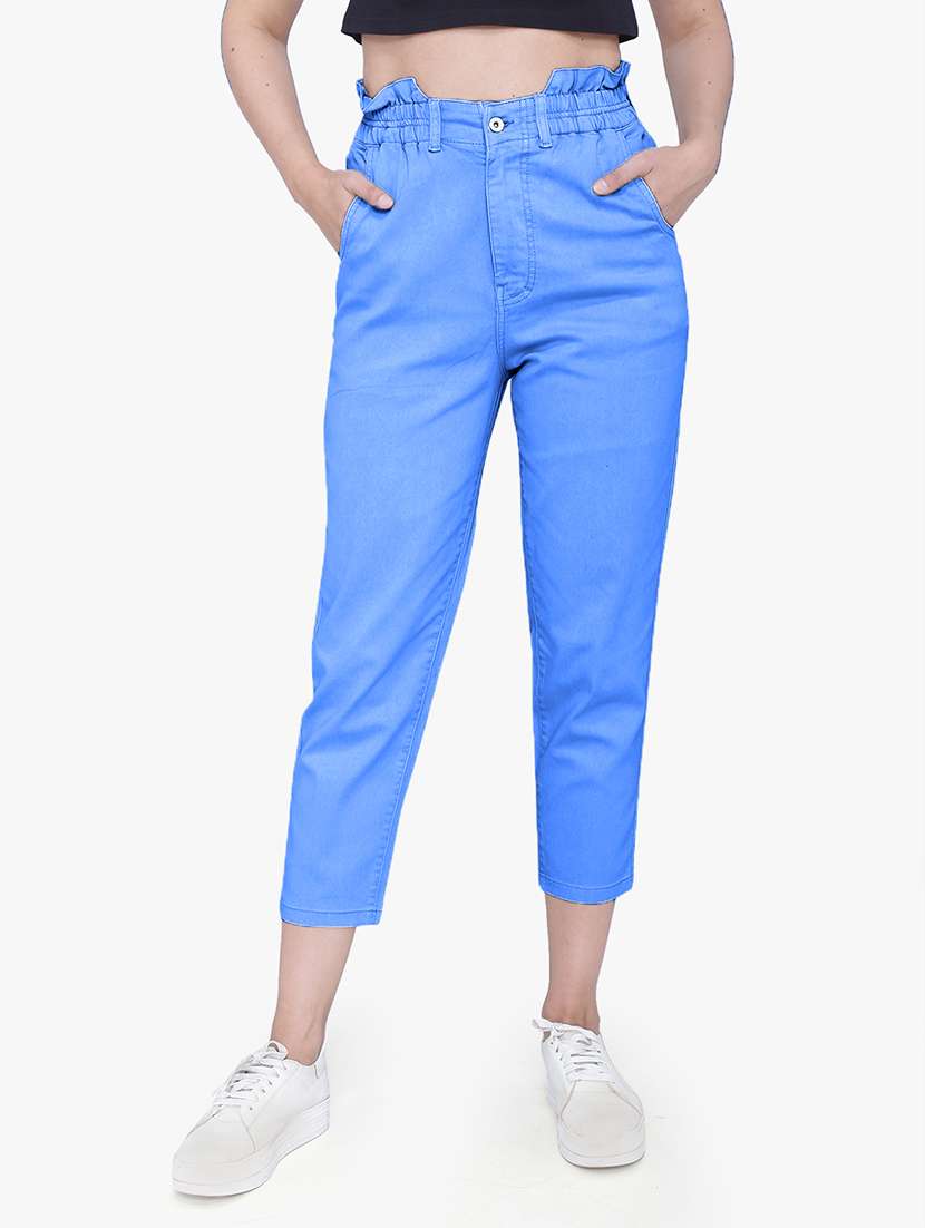 women's plain slouchy jeans