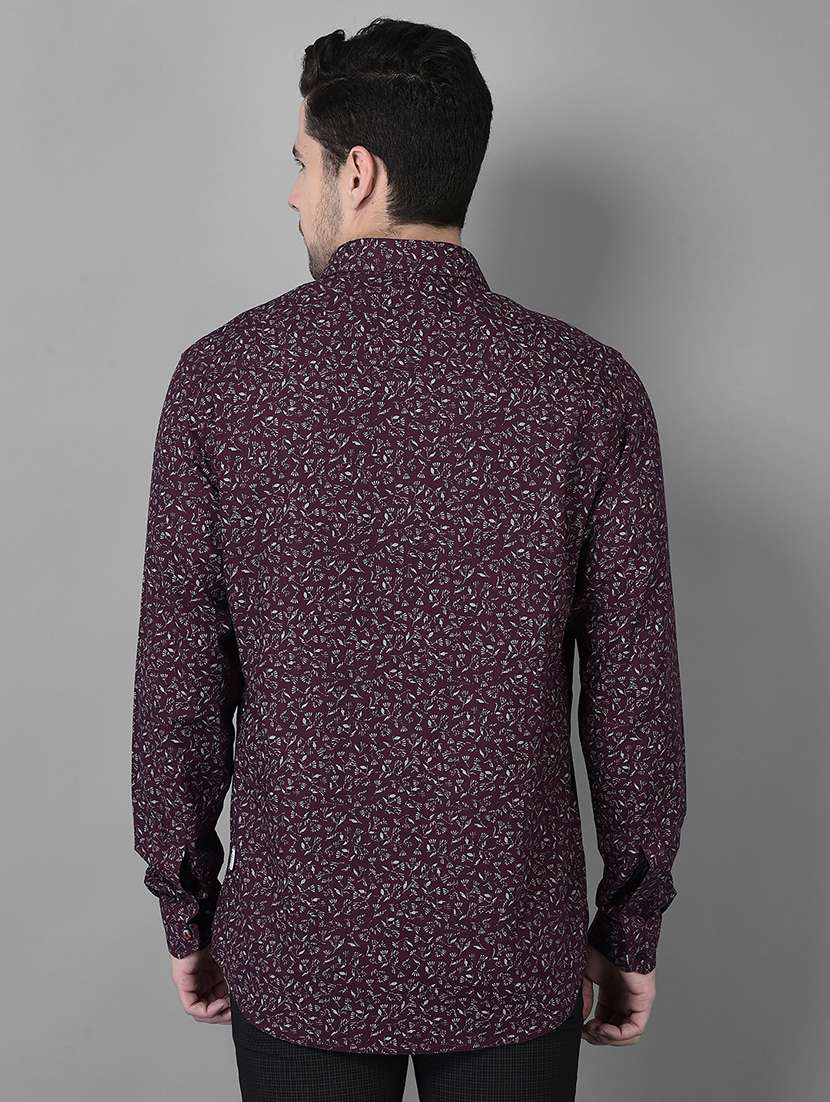 mens leaf print casual shirt - 19435859 -  Standard Image - 2