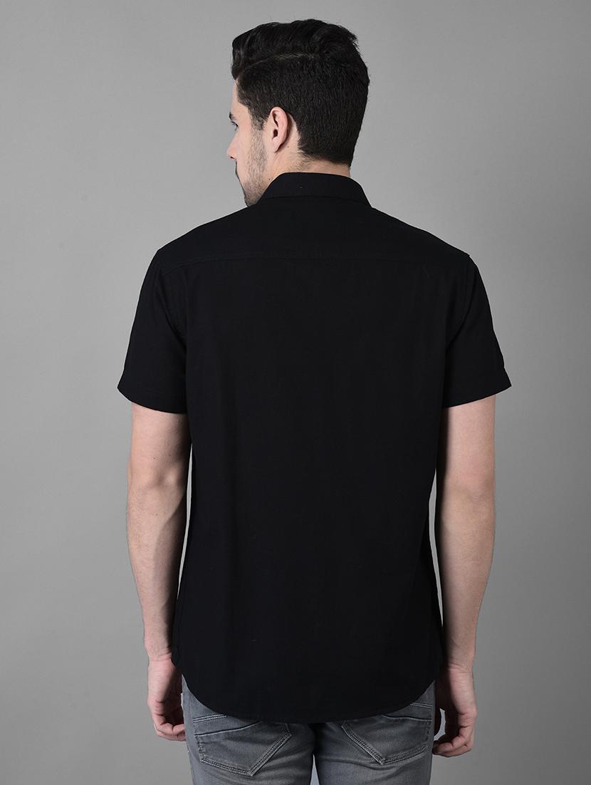 mens solid casual shirt - 19435860 - Standard Image - 2