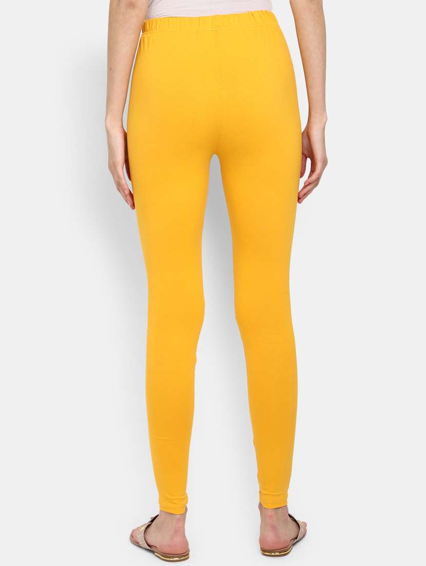 yellow solid cotton legging - 19436198 -  Standard Image - 2