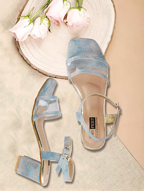 blue ankle strap sandal - 19436660 -  Standard Image - 0