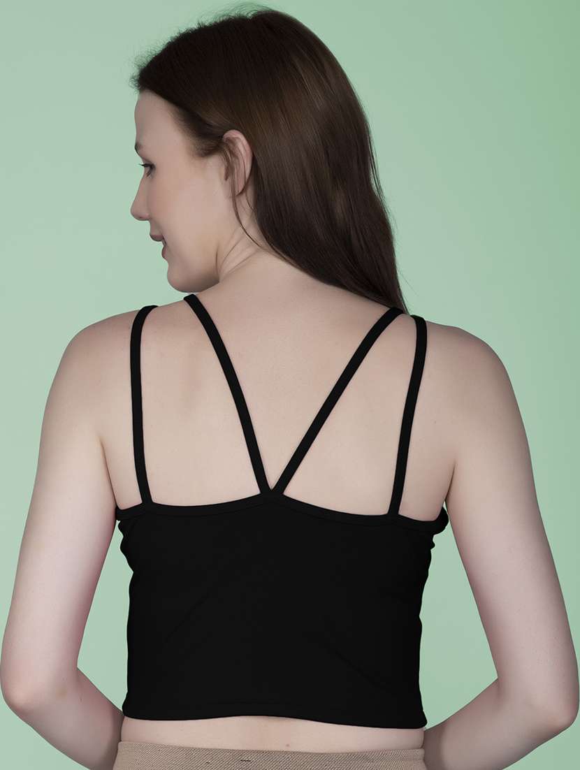 women's crop v neck top - 19438003 -  Standard Image - 2