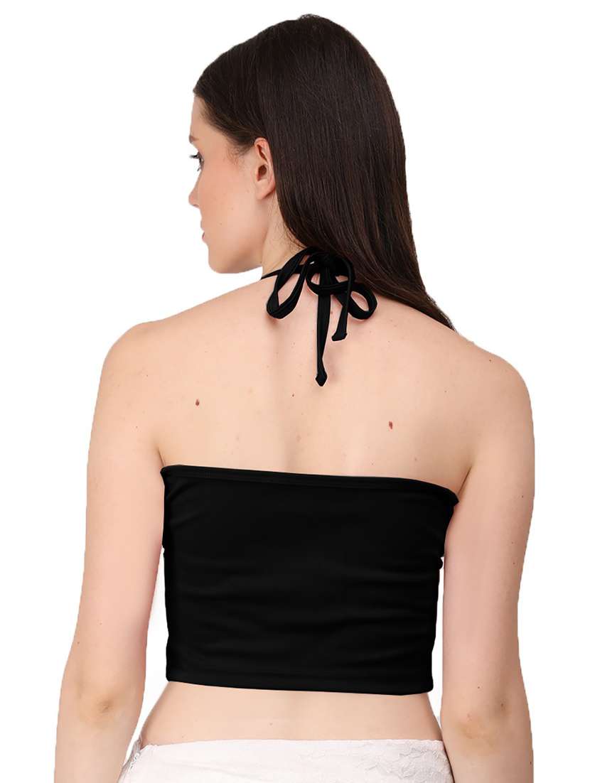 women's crop halter neck top - 19438053 -  Standard Image - 2