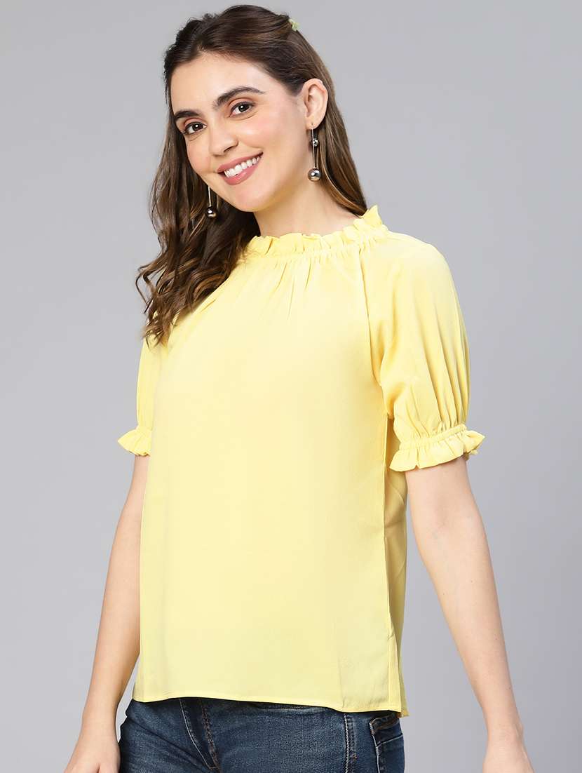 women's straight mock neck top - 19440853 - Standard Image - 2