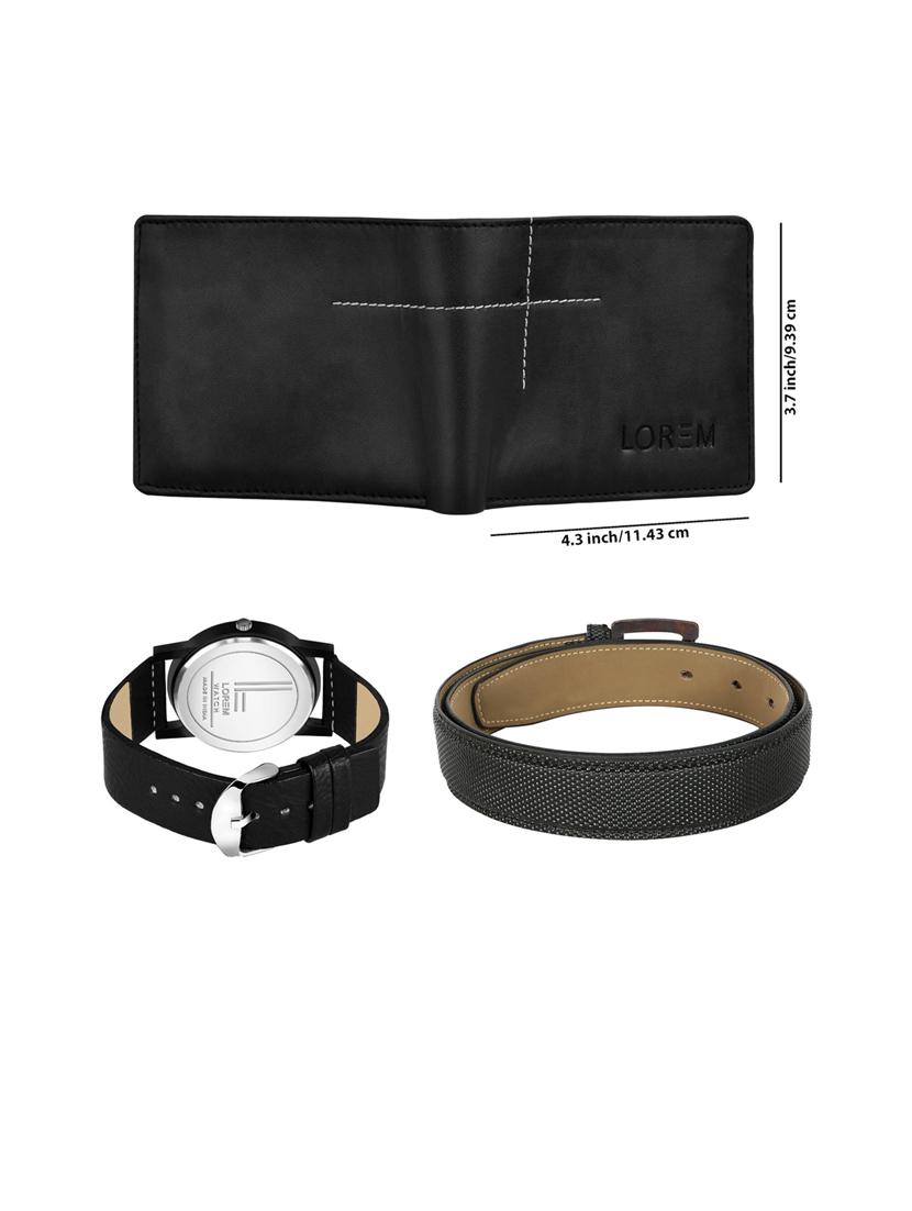 belt, wallet & watch gift combo - 19451307 - Standard Image - 2