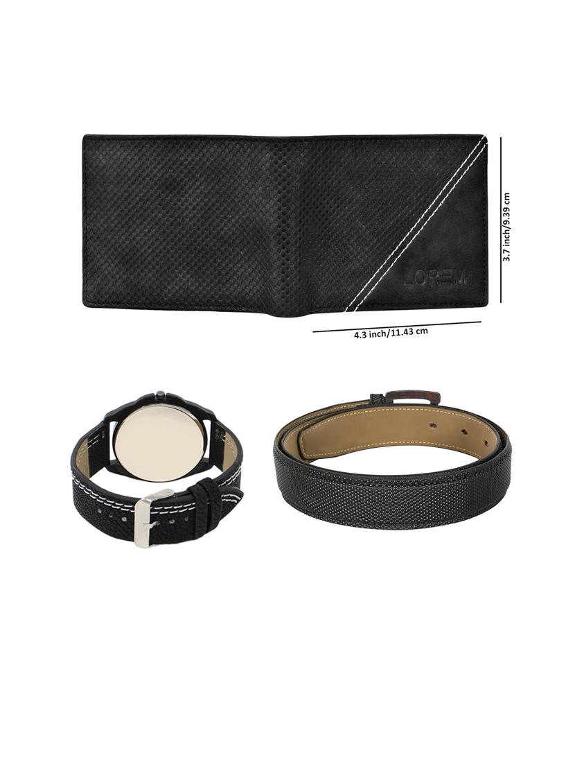 belt, wallet & watch gift combo - 19451318 - Standard Image - 2