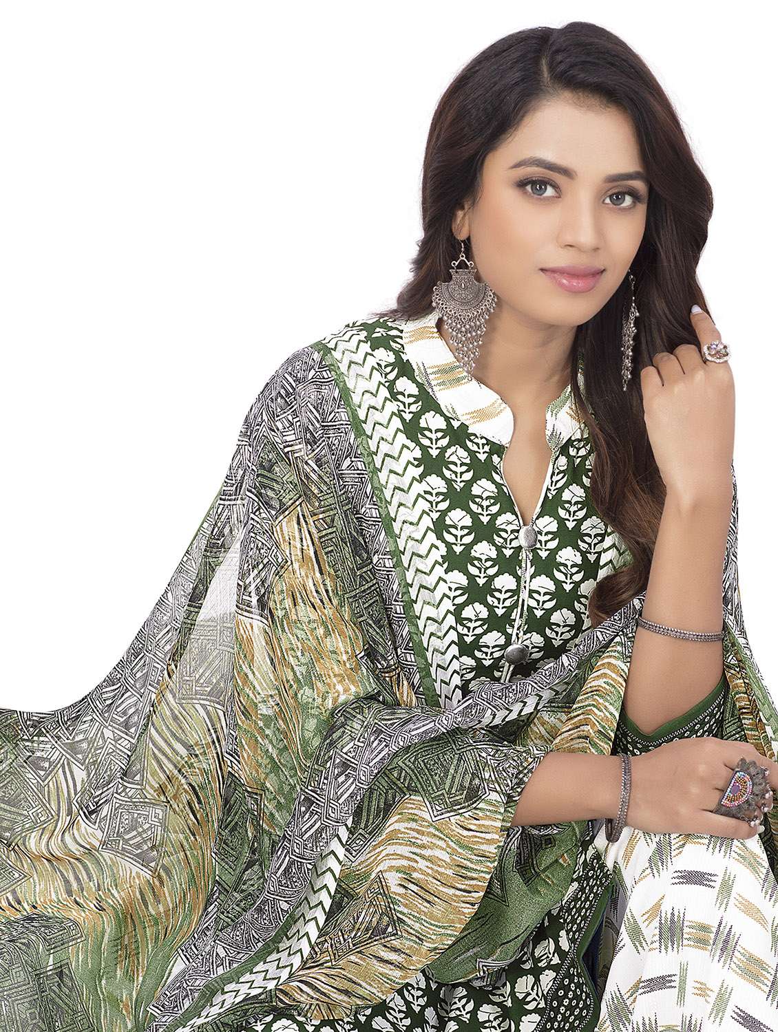 printed unstitched salwar suit - 19452006 -  Standard Image - 2