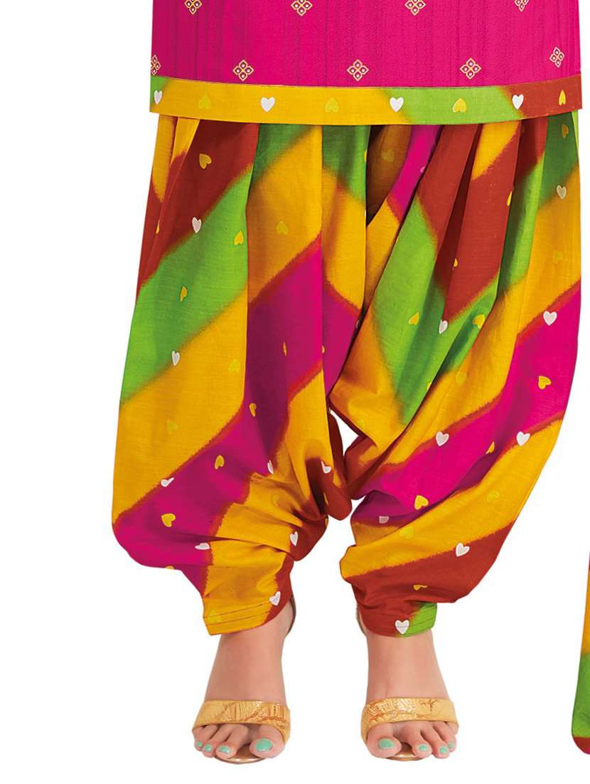 printed unstitched patiyala suit set - 19452081 -  Standard Image - 2