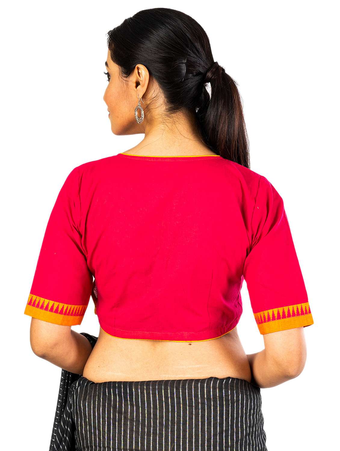 pink self design blouse - 19452143 -  Standard Image - 2