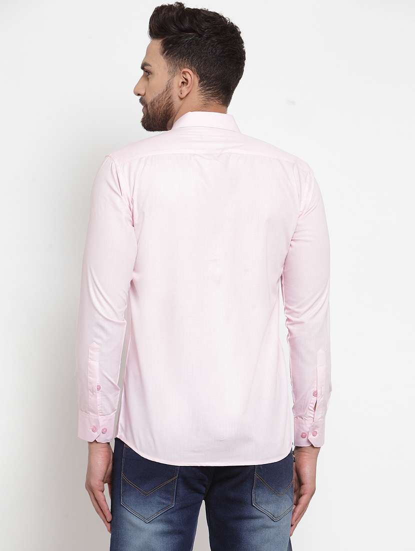 mens solid casual shirt - 19452973 - Standard Image - 2