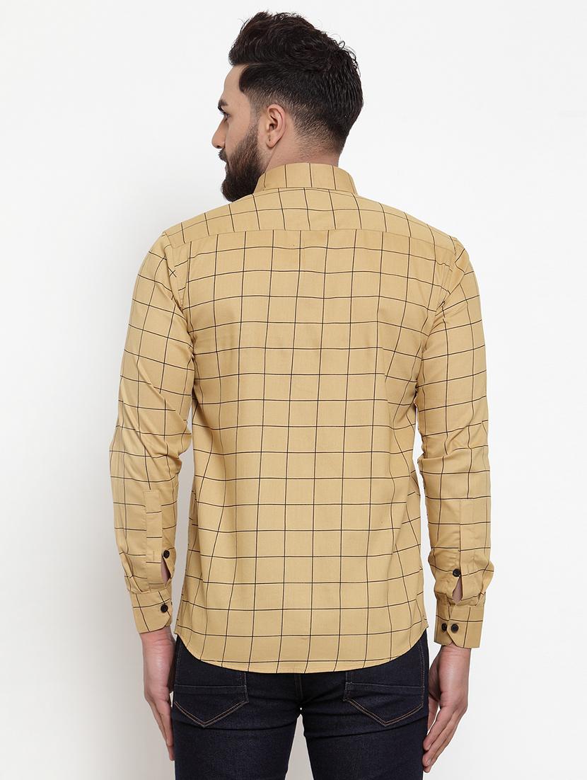 mens checks casual shirt - 19452990 - Standard Image - 2