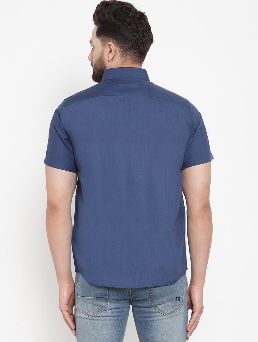 mens solid casual shirt - 19452992 - Standard Image - 2