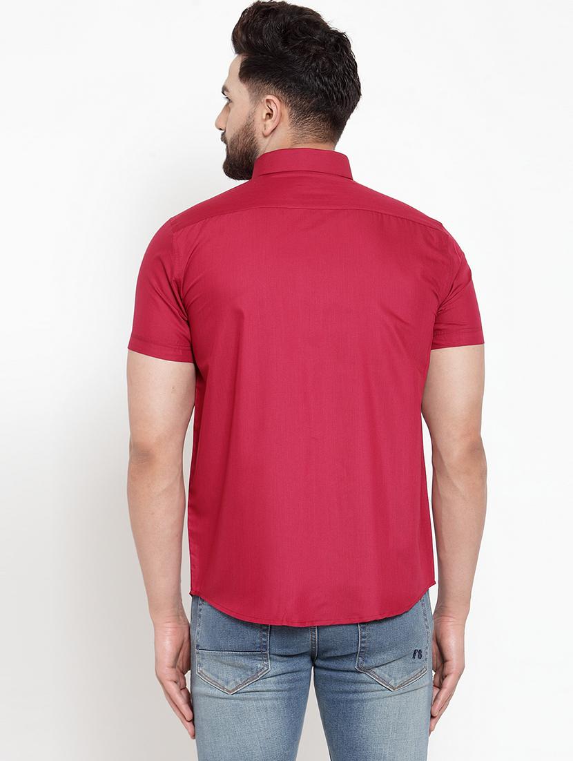 mens solid casual shirt - 19452993 - Standard Image - 2