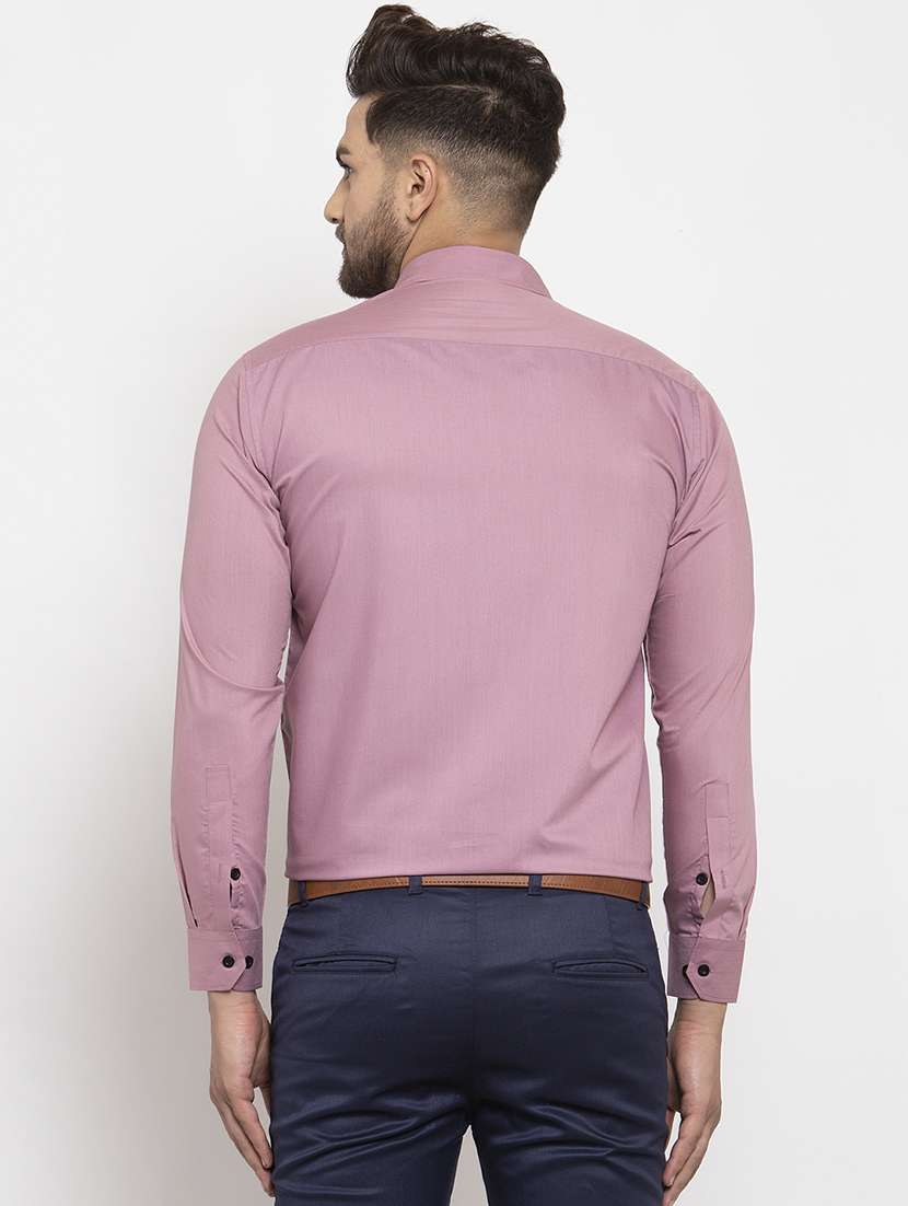 mens solids formal shirt - 19453109 -  Standard Image - 2