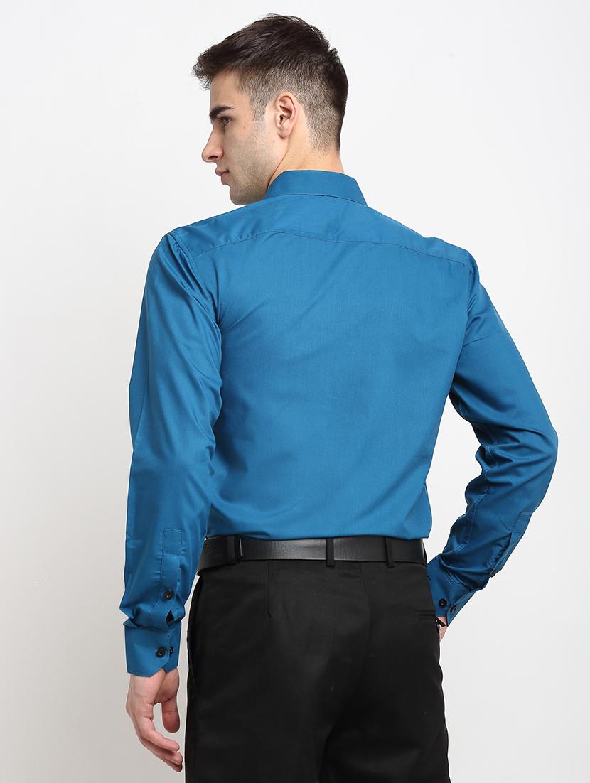 mens solids formal shirt - 19453110 - Standard Image - 2