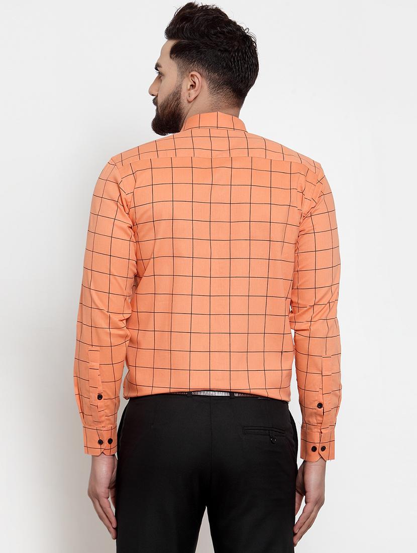mens checks formal shirt - 19453115 - Standard Image - 2