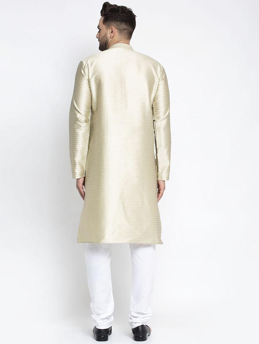 men self designed kurta pyjama set - 19453273 - Standard Image - 2