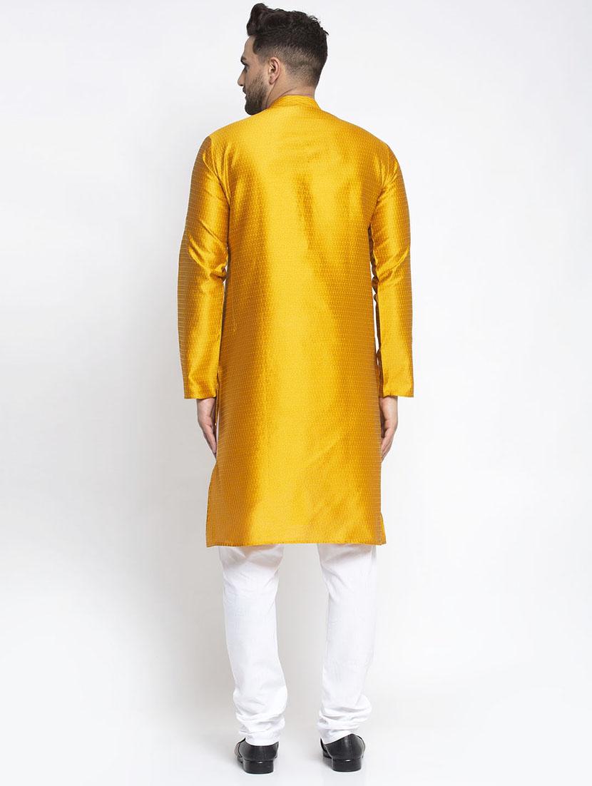men self designed kurta pyjama set - 19453280 - Standard Image - 2