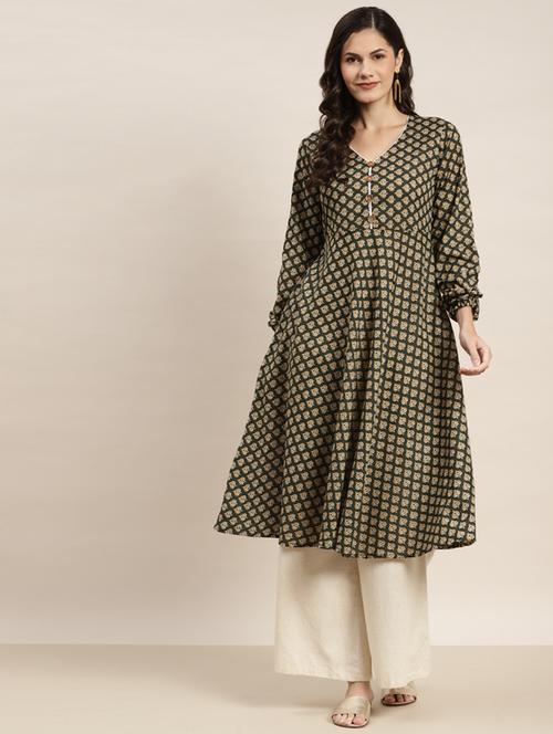 women's flared kurta - 19453987 -  Standard Image - 0