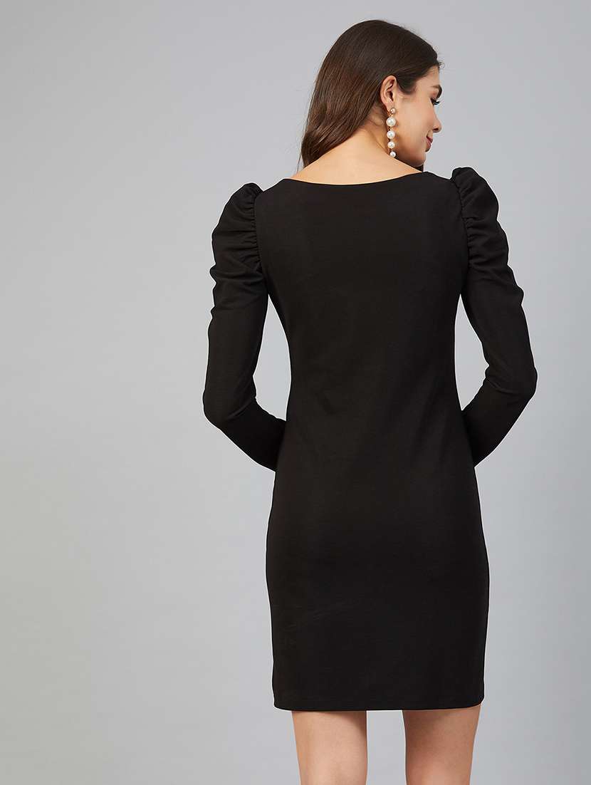 women solid sheath dress - 19466752 -  Standard Image - 2