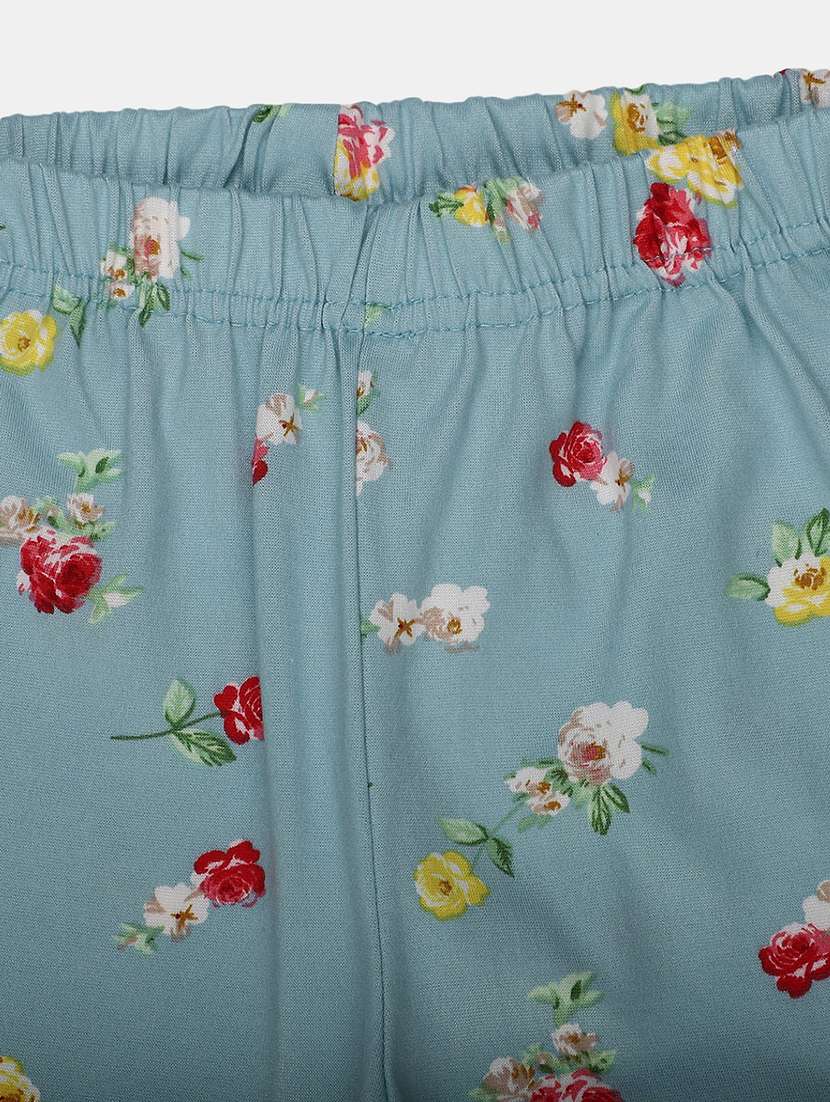 light blue printed cotton jogger - 19470657 -  Standard Image - 2