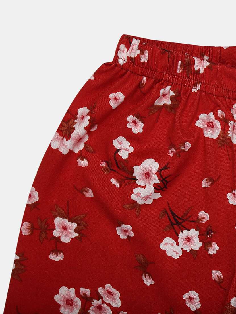 red printed cotton jogger - 19470661 -  Standard Image - 2