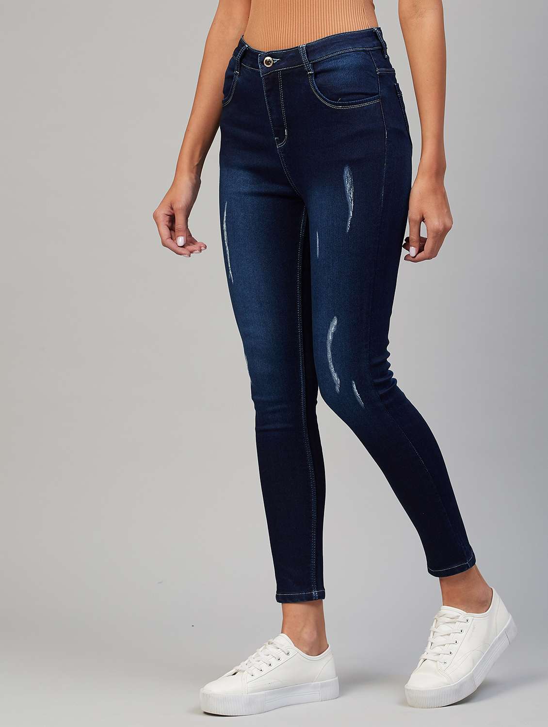 women washed high rise jeggings - 19471064 -  Standard Image - 2