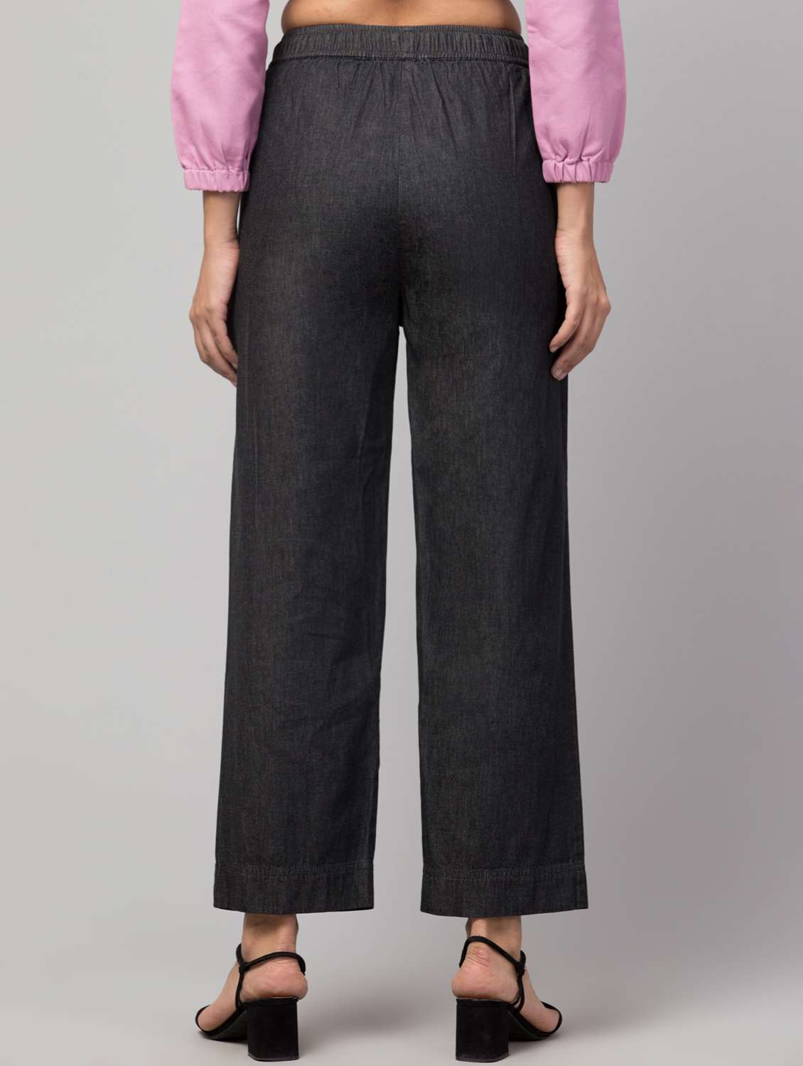 women solid high rise jeggings - 19471068 -  Standard Image - 2