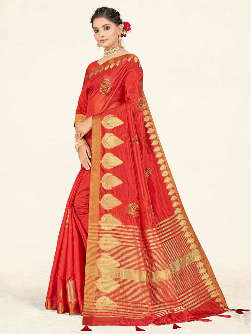embellished woven saree - 19471848 -  Standard Image - 2