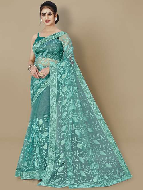 women's embroidered saree with blouse - 19471976 -  Standard Image - 0