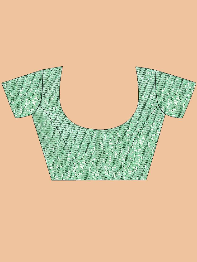 light green net embroidered saree with blouse - 19472002 -  Standard Image - 2