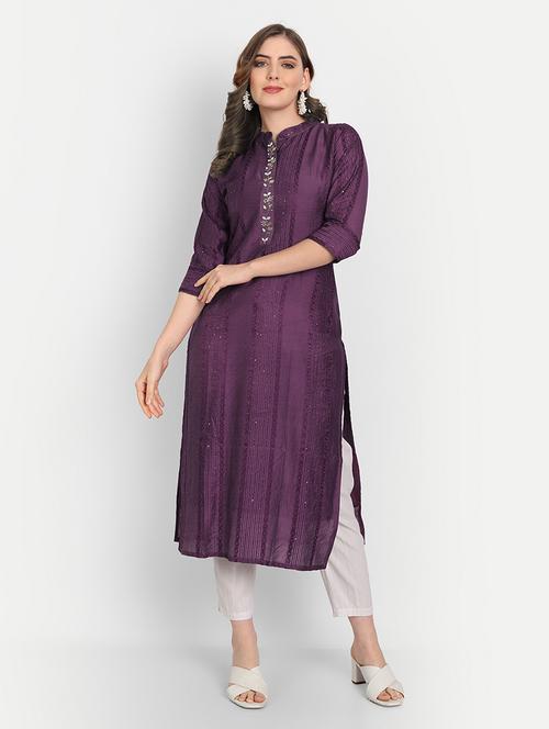 women's straight kurta - 19472115 - Standard Image - 0