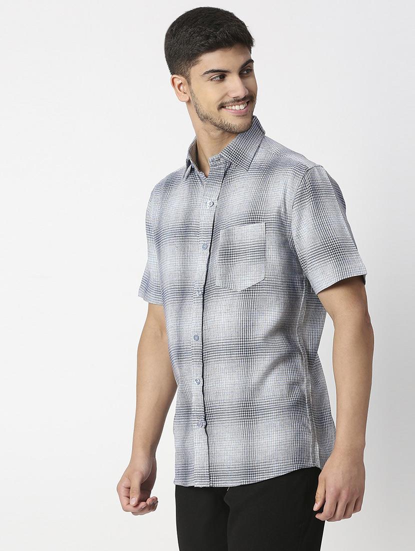 mens checks casual shirt - 19472771 - Standard Image - 2