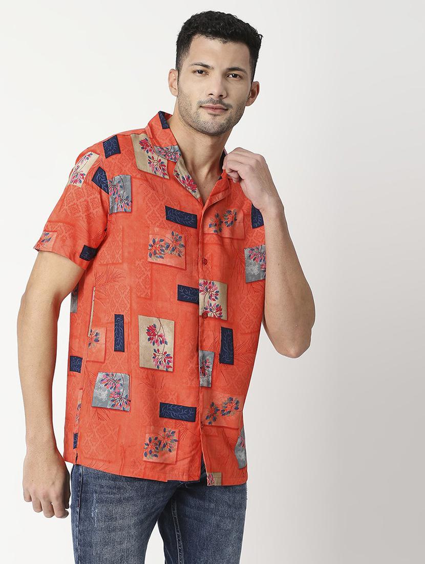 mens florals casual shirt - 19472781 - Standard Image - 2