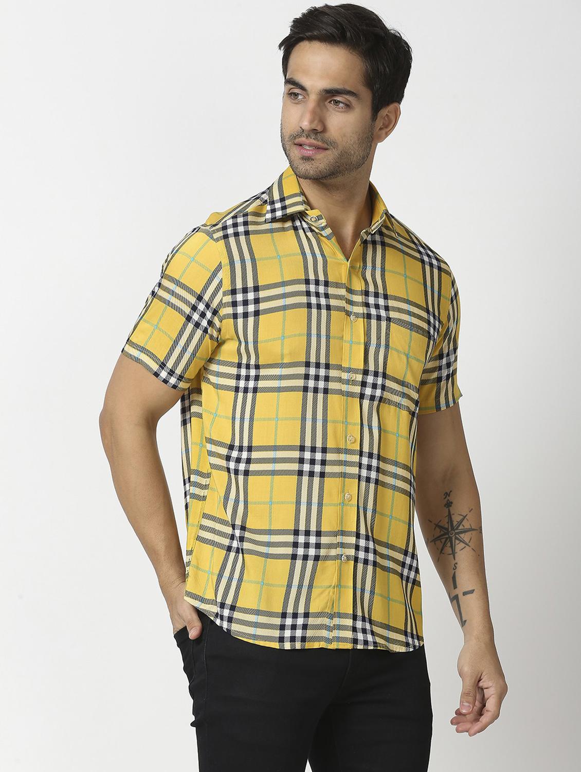 mens checks casual shirt - 19472793 -  Standard Image - 2