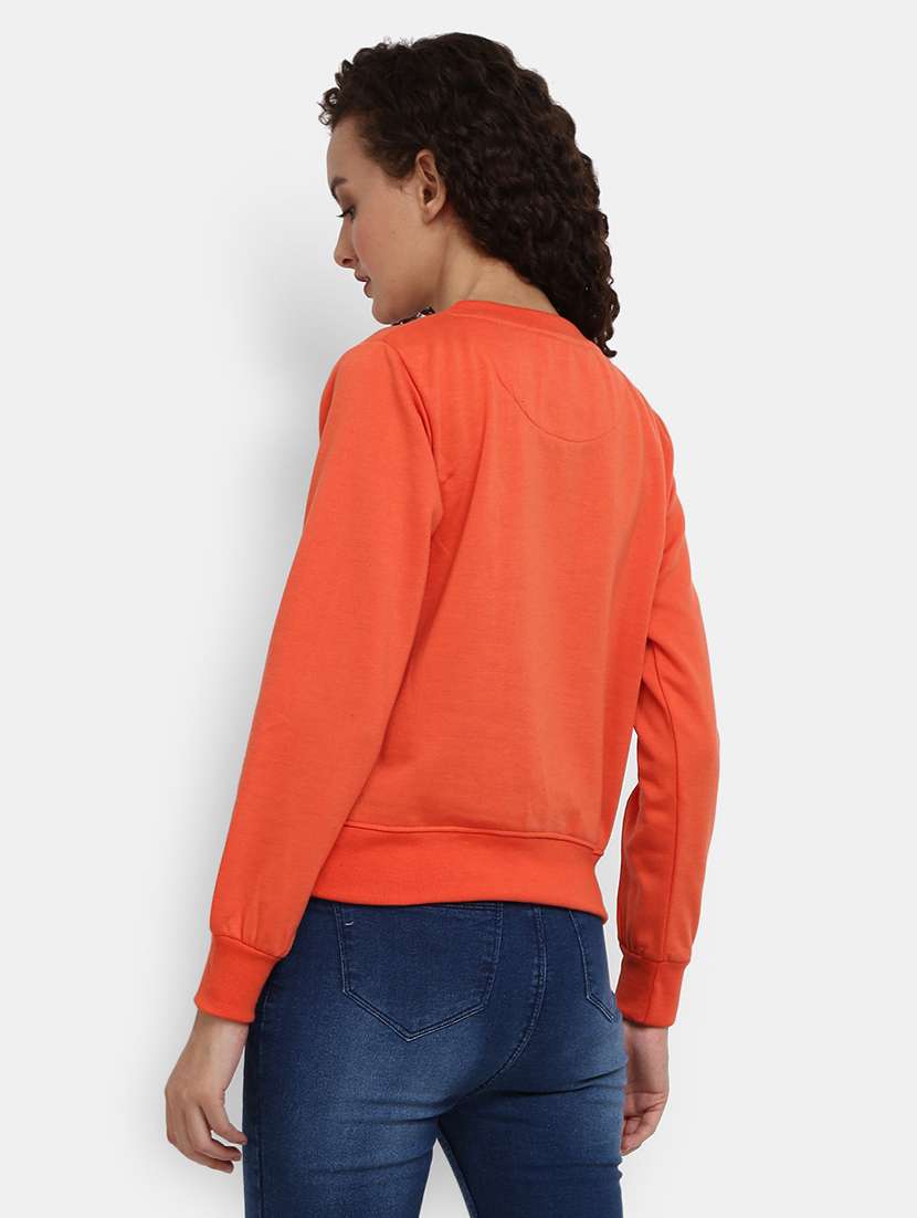 women's front print sweatshirt - 19472943 - Standard Image - 2