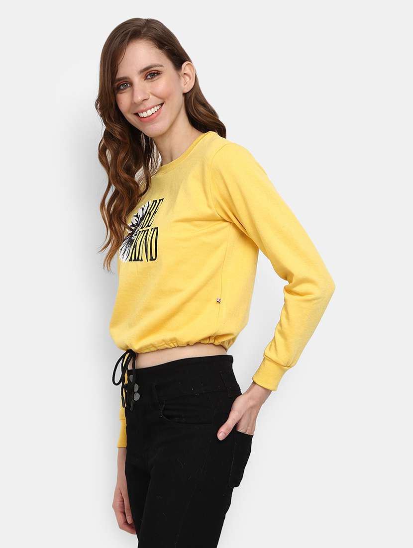 women's chest print sweatshirt - 19472952 -  Standard Image - 2