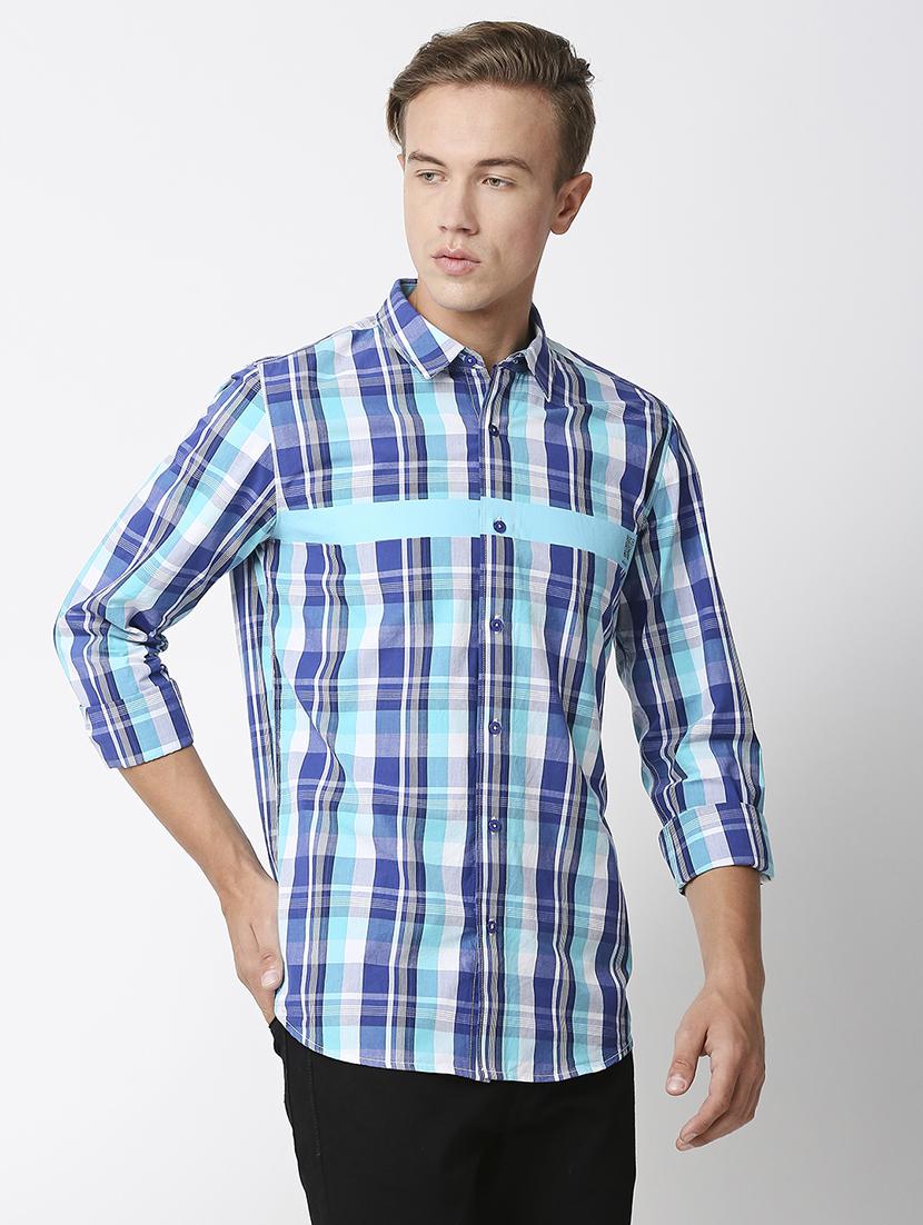 mens checks casual shirt - 19472987 - Standard Image - 2