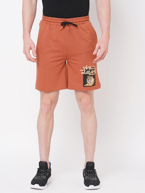 printed cotton shorts - 19473067 -  Standard Image - 0