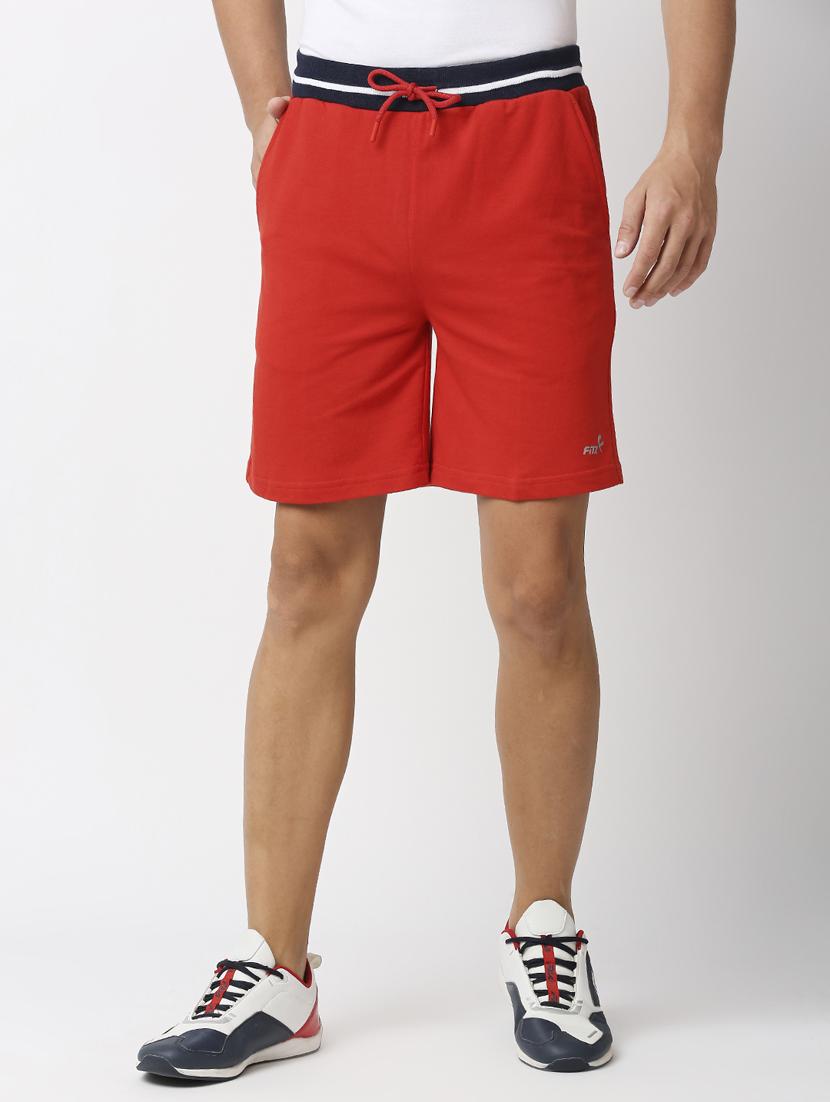solids cotton shorts - 19473080 - Zoom Image - 0