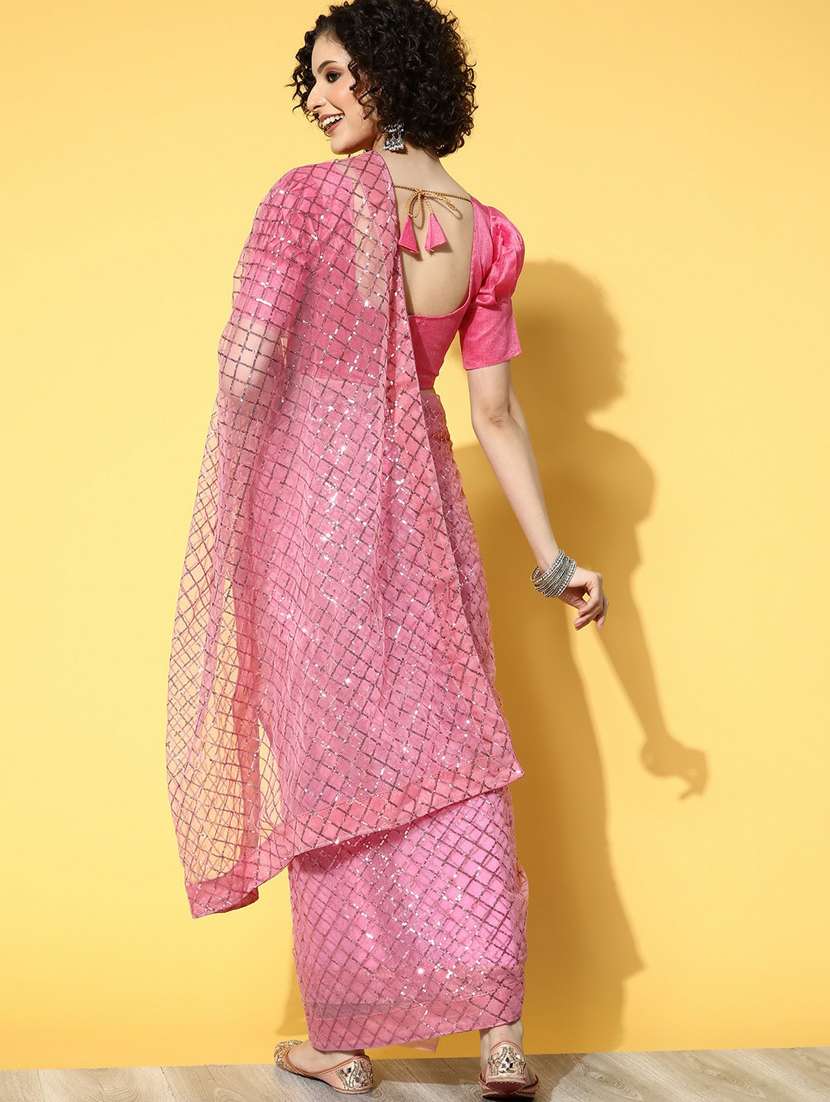 women's embellished saree with blouse - 19473429 -  Standard Image - 2