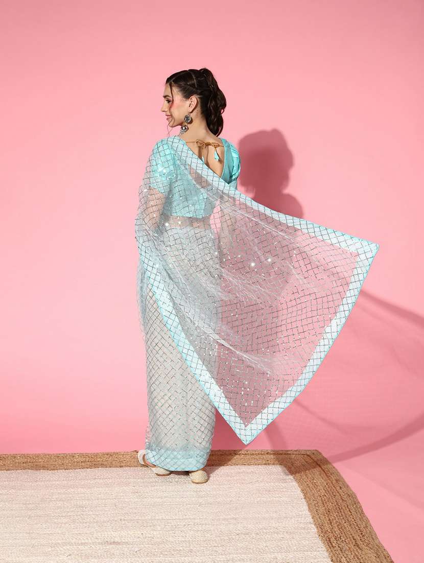 women's embroidered saree with blouse - 19473430 -  Standard Image - 2