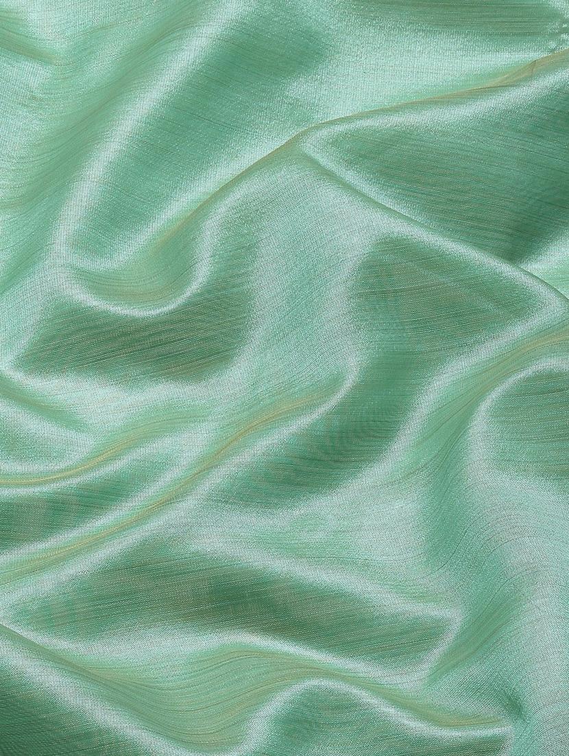 green organza zari saree with blouse - 19473498 - Standard Image - 2