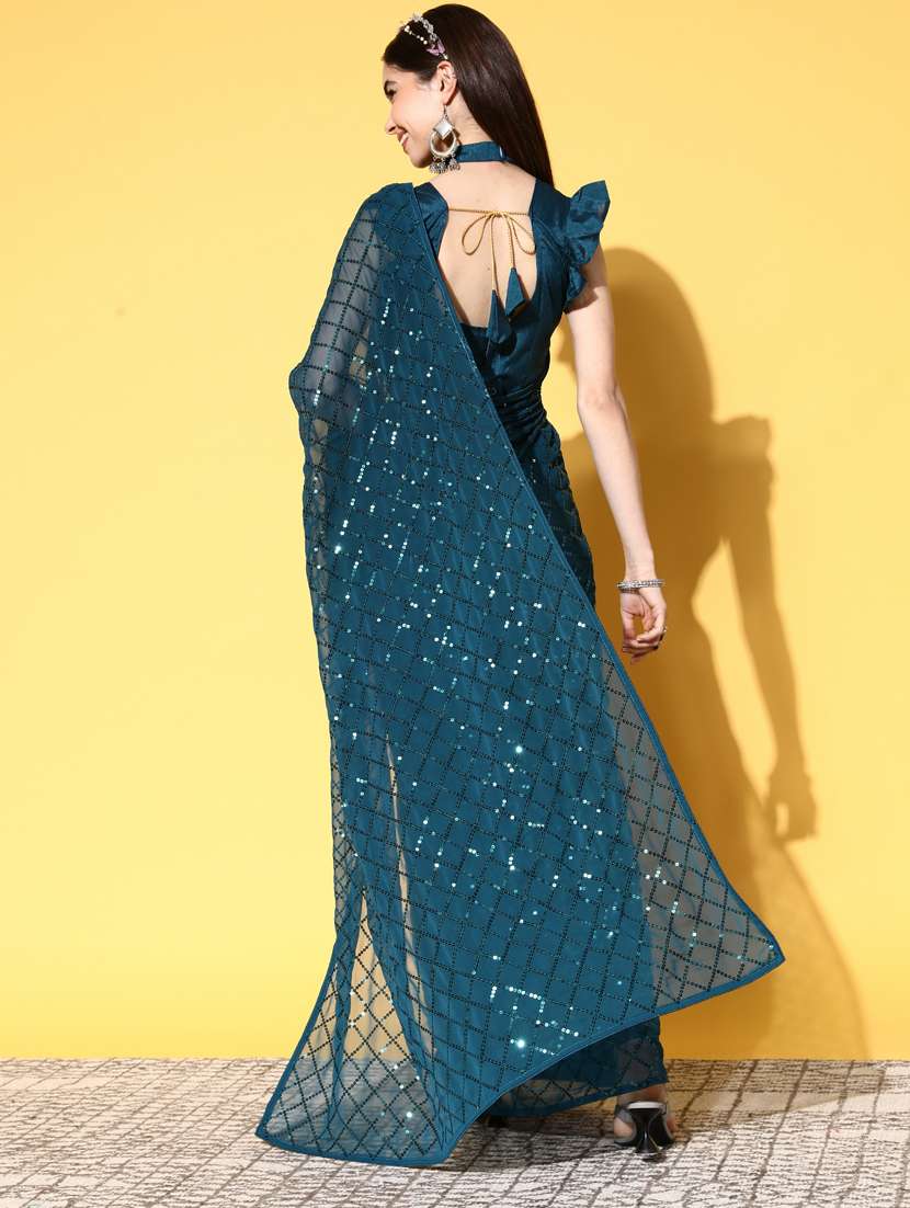 women's embroidered saree with blouse - 19473603 -  Standard Image - 2