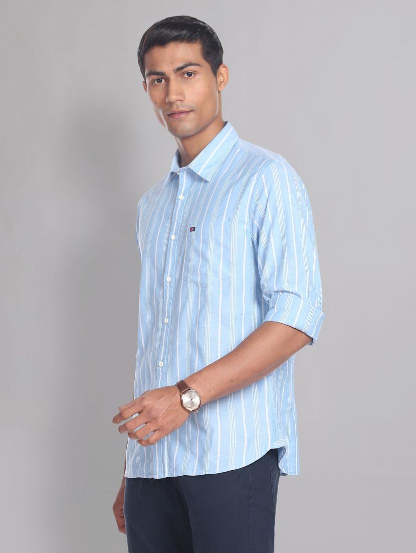 mens stripes casual shirt - 19474572 - Standard Image - 2