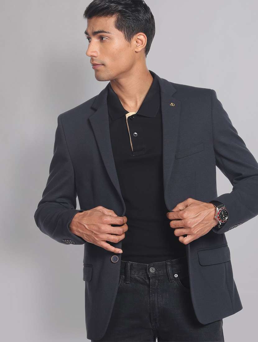 solids terry rayon formal blazer - 19475039 -  Standard Image - 2
