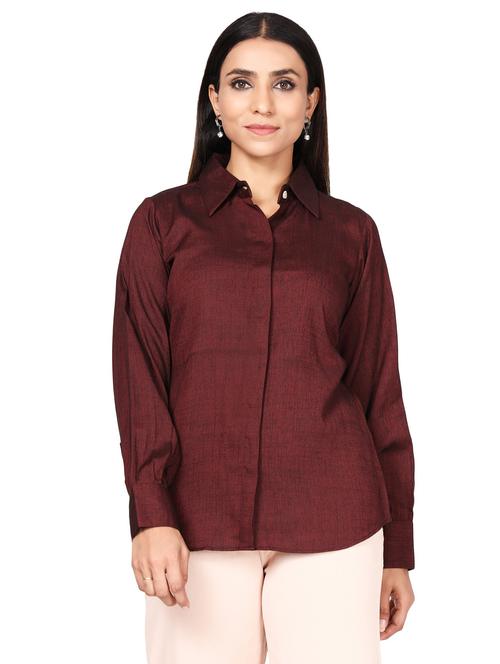 shirt collar solid shirt - 19475206 -  Standard Image - 0